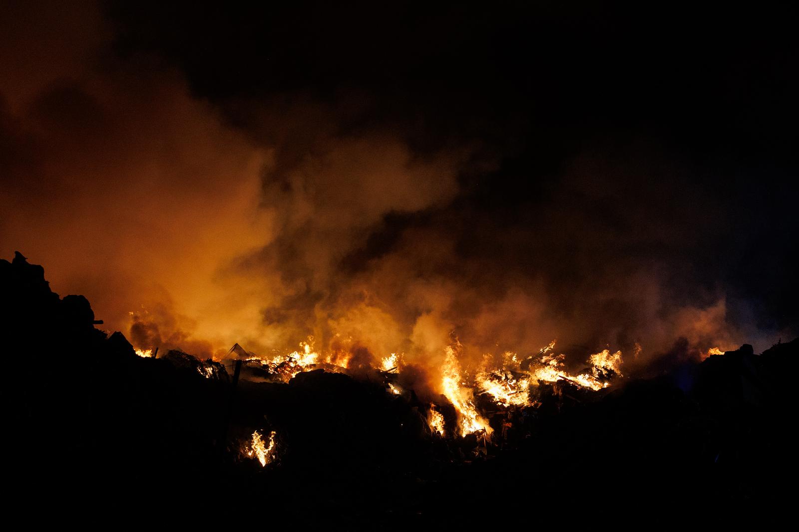 Rijeka: Požar u reciklažnom dvoristu Pehlin