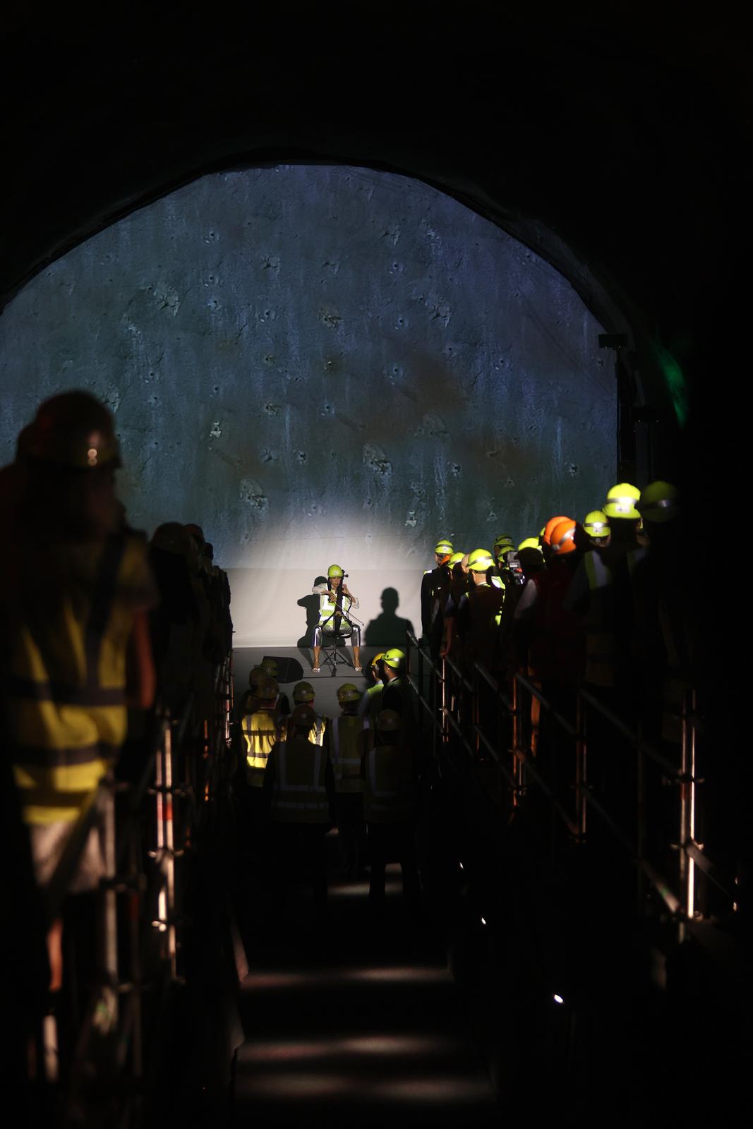 Svečano obilježavanje proboja druge cijevi tunela Učka Svečano obilježavanje proboja druge cijevi tunela Učka