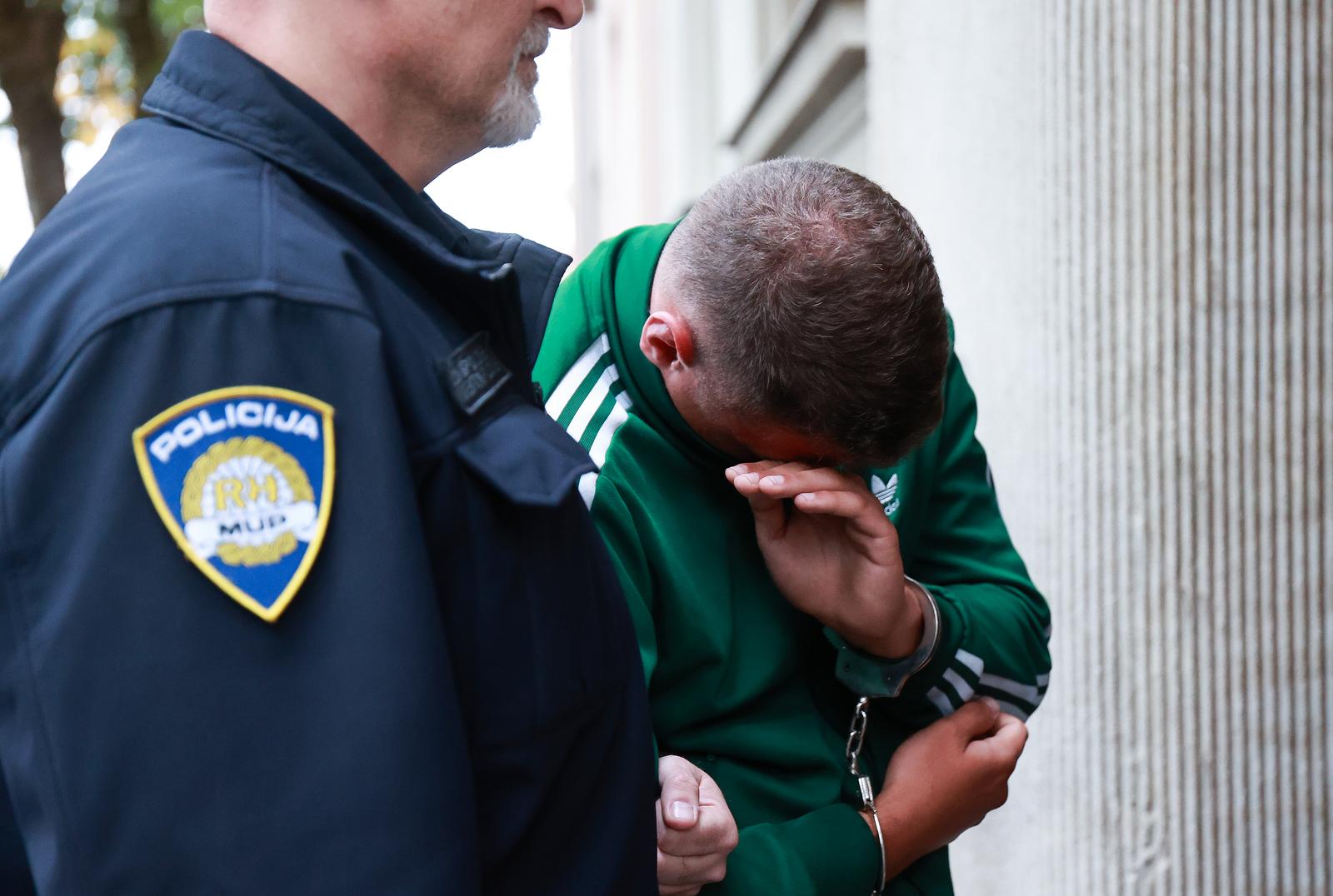 Privođenje osumnjičenih navijača na Prekršajni sud u Osijeku