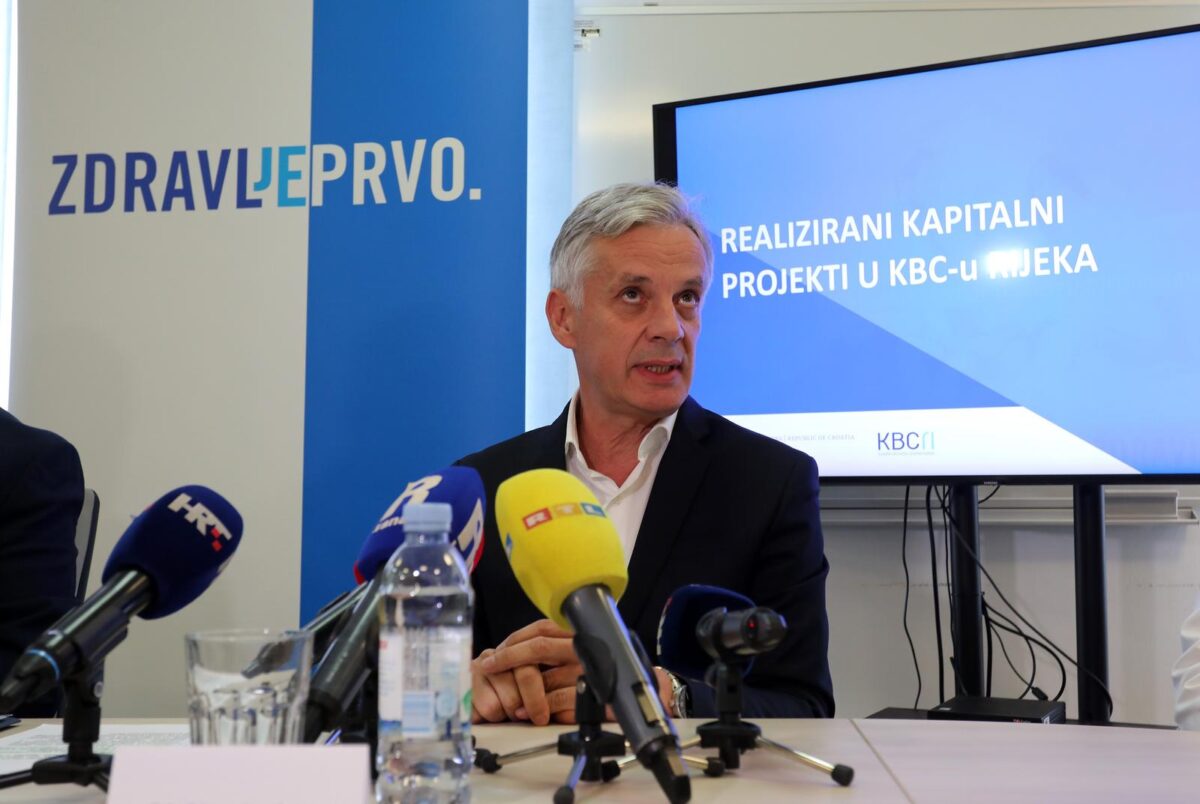 Ministar Vili Bero u KBC-u Rijeka