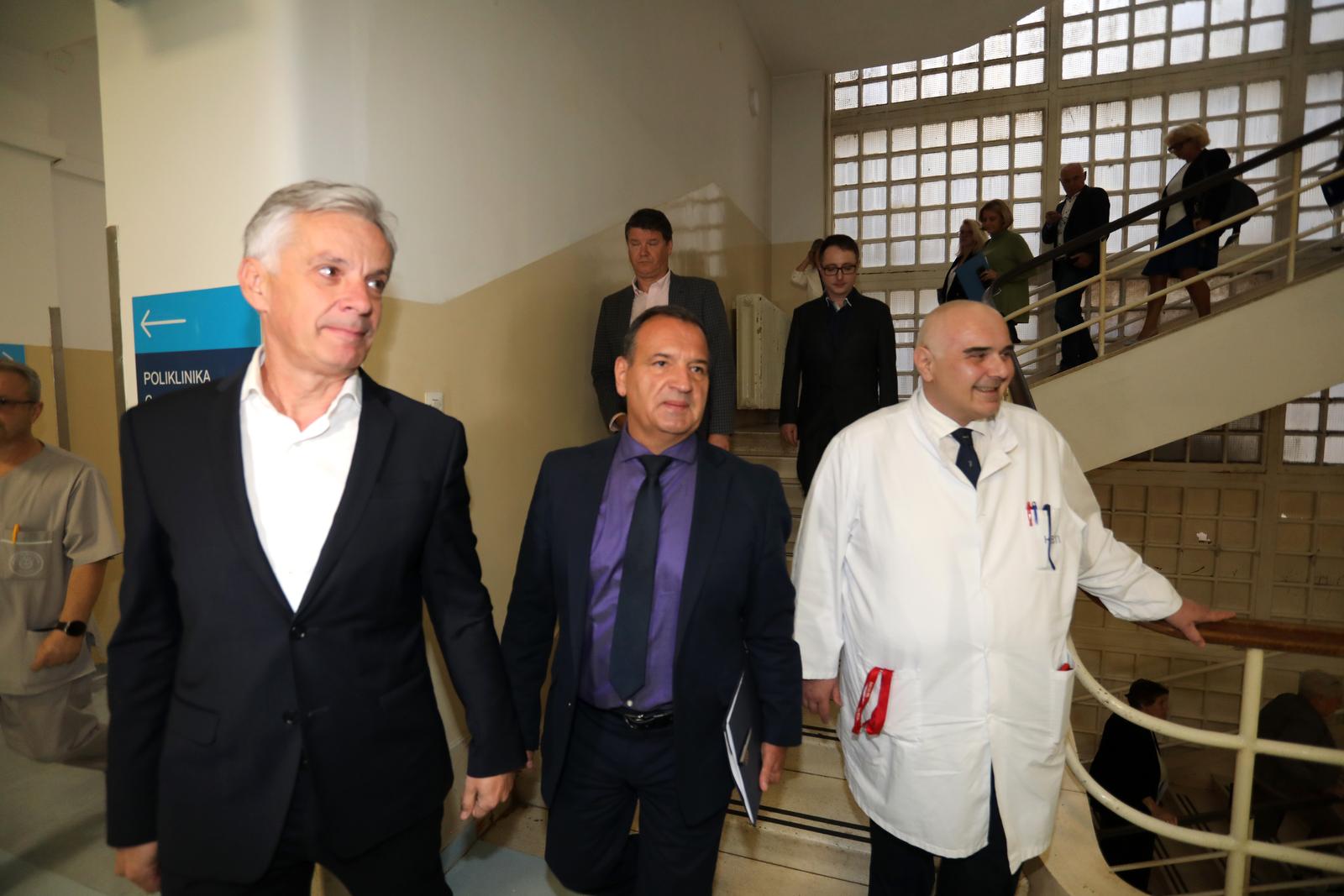 Ministar Vili Beroš u KBC-u Rijeka Ministar Vili Beroš u KBC-u Rijeka