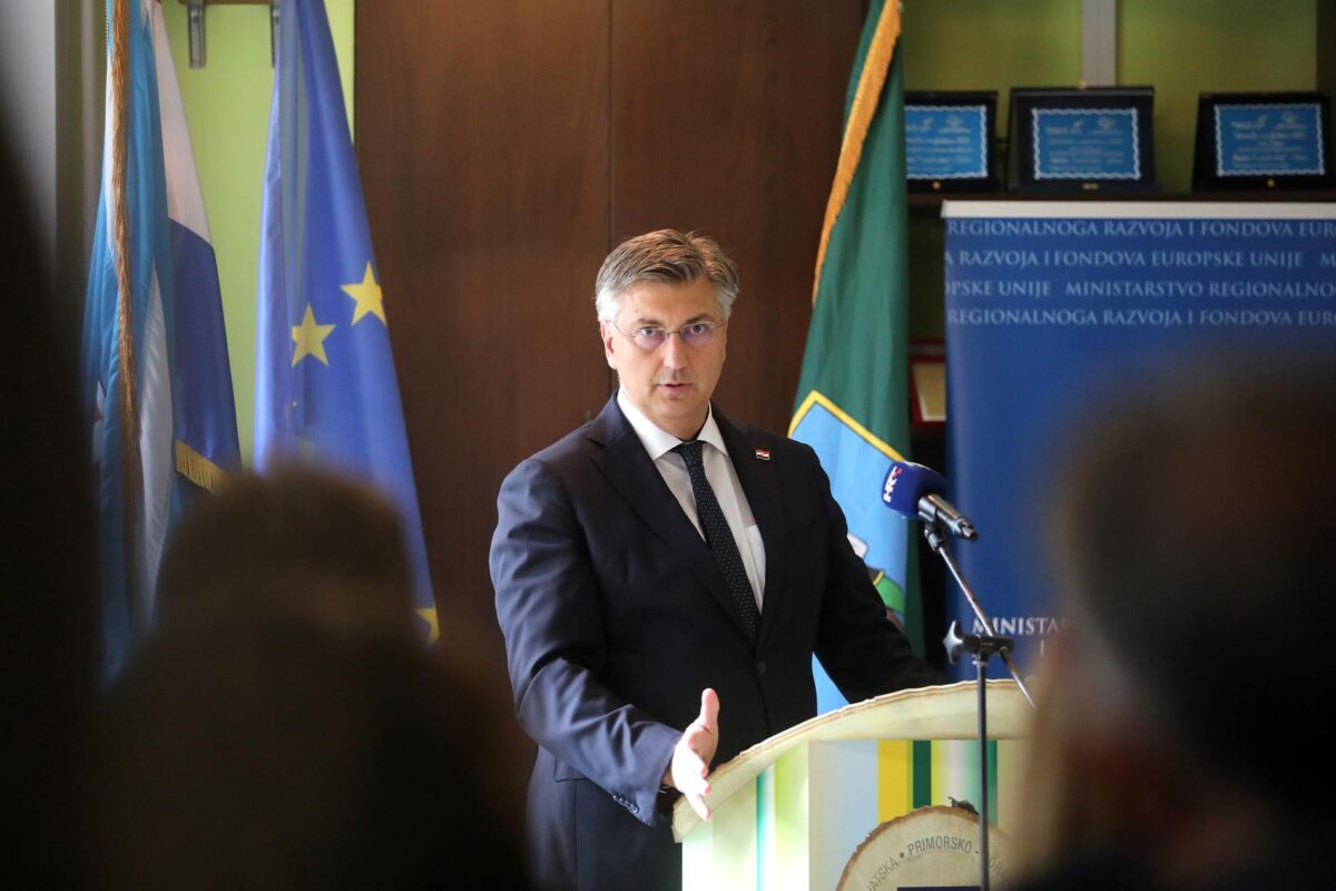 Delnice: Premijer Andrej Plenkovi? i ministri u Gorskom kotaru