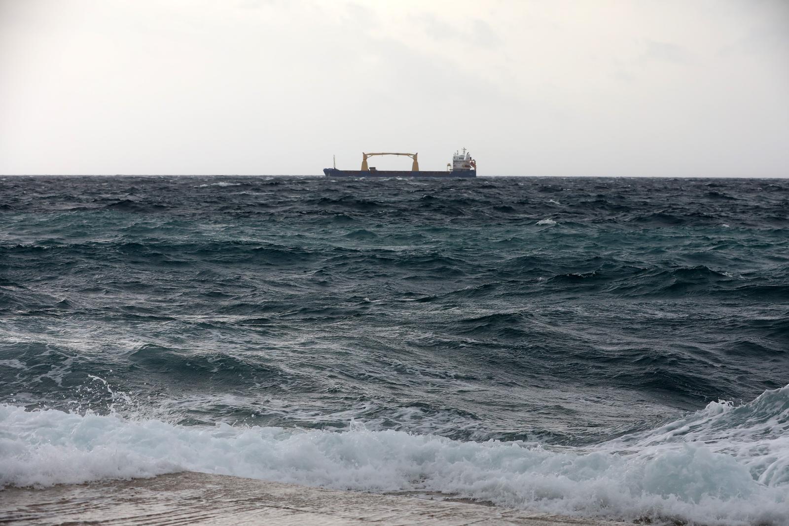 Rijeka: Jaka kisa i jugo na moru pred Rijekom Rijeka: Jaka kisa i jugo na moru pred Rijekom