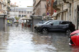 Rijeka: Jako jugo i kiša poplavilo ulice oko tržnice i rivu