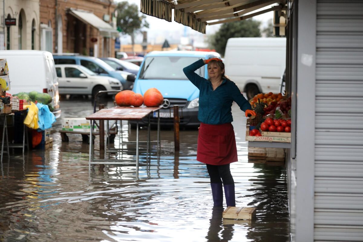 Rijeka: Nova poplava na području gradske tržnice