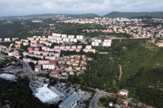 cesta d403 panorama dron škurinje 122