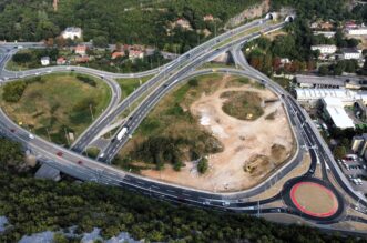 cesta d403 panorama dron škurinje 133