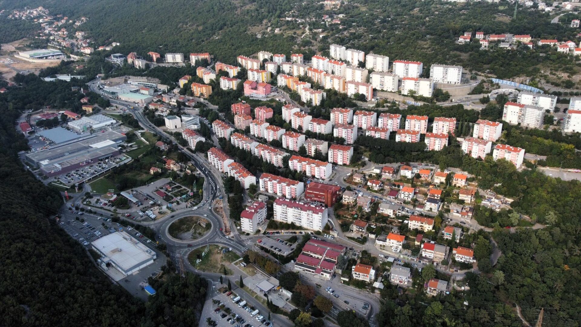cesta d403 panorama dron škurinje 14 cesta d403 panorama dron škurinje 14