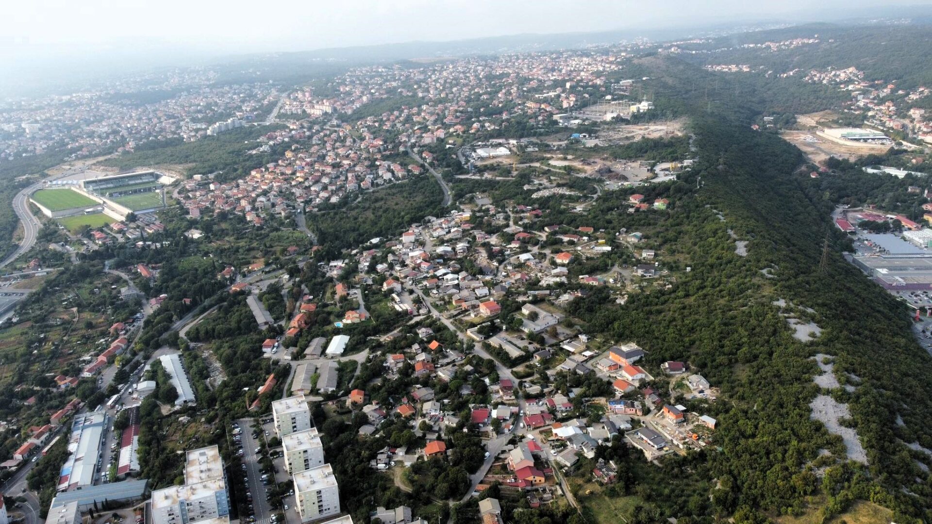 cesta d403 panorama dron škurinje 16 cesta d403 panorama dron škurinje 16