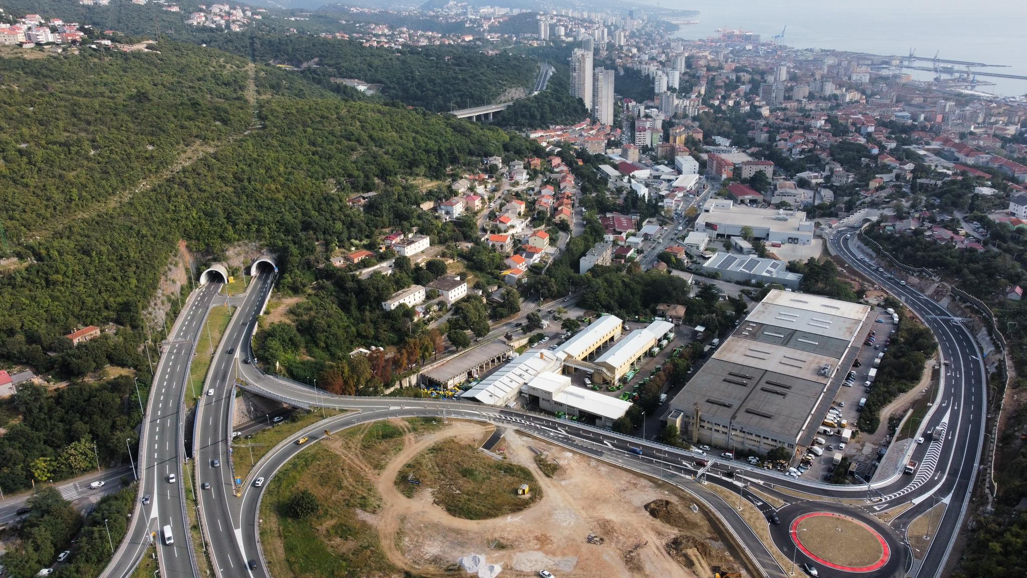 cesta d403 panorama dron škurinje 199 cesta d403 panorama dron škurinje 199