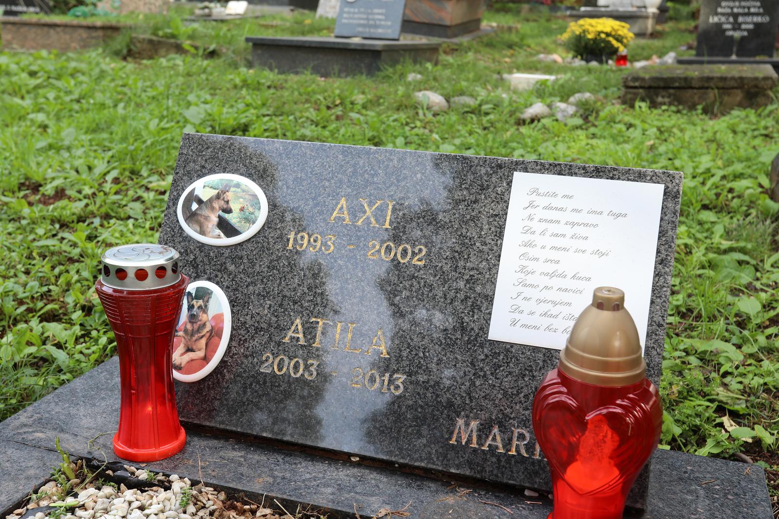 Rijeka: Cvijeće i svijeće na groblju kućnih ljubimaca Rijeka: Cvijeće i svijeće na groblju kućnih ljubimaca