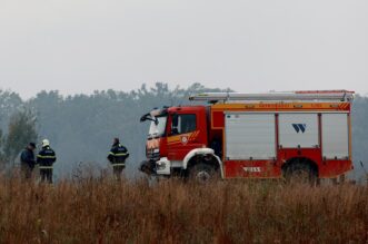 Policijski očevid na mjestu nesreće ministra Banožića gdje je jedna osoba poginula