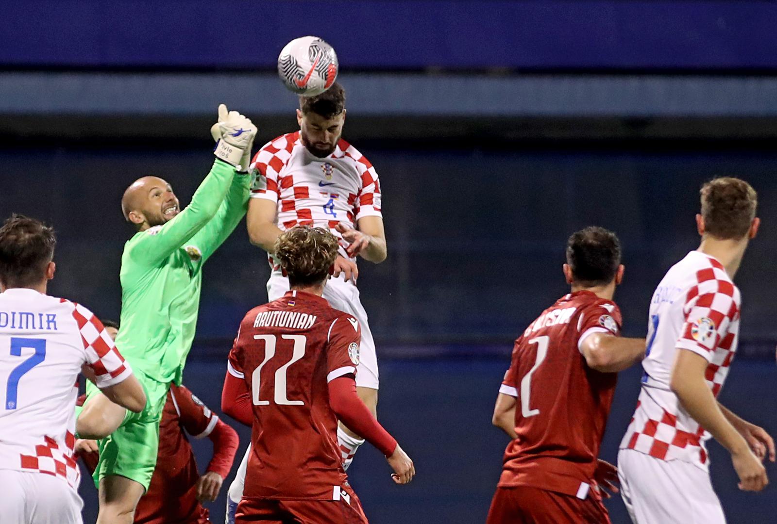 Zagreb: Susret Hrvatske i Armenije u kvalifikacijama za Europsko prvenstvo Zagreb: Susret Hrvatske i Armenije u kvalifikacijama za Europsko prvenstvo