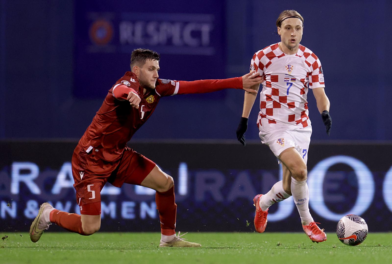 Zagreb: Susret Hrvatske i Armenije u kvalifikacijama za Europsko prvenstvo Zagreb: Susret Hrvatske i Armenije u kvalifikacijama za Europsko prvenstvo