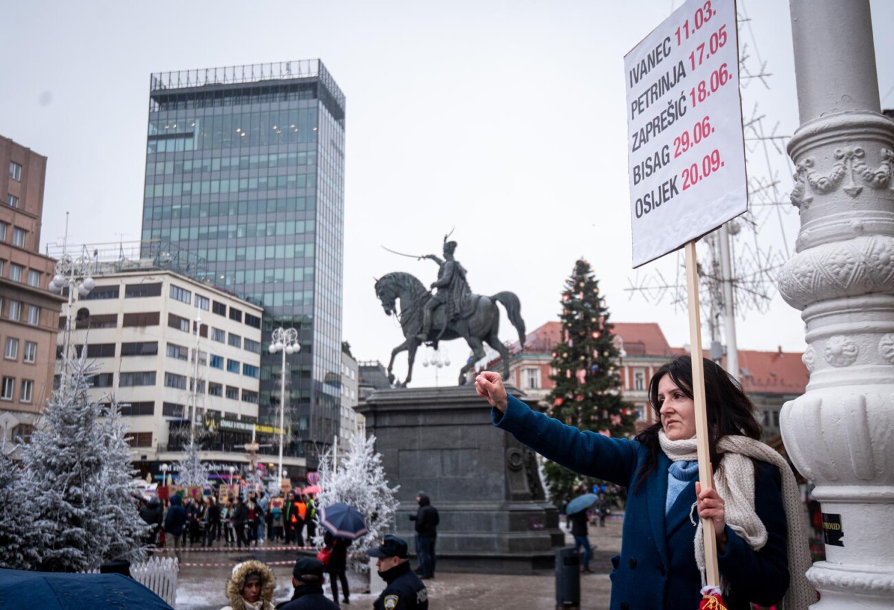 Zagreb: Održana “Tiha misa” Arijane Lekić Fridrih kao reakcija na molitelje na Trgu