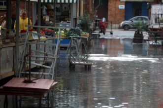 Rijeka: Poplavljene ulice oko gradske tržnice