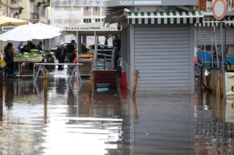 Rijeka: Poplavljene ulice oko gradske trnice