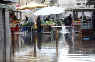 Rijeka: Poplavljene ulice oko gradske trnice