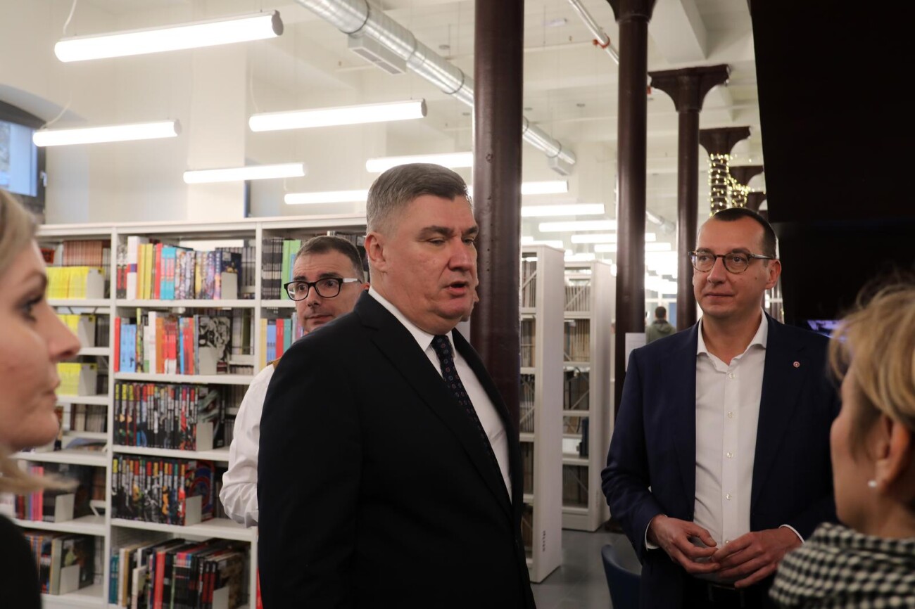 Rijeka: Zoran Milanović na otvorenju Gradske knjižnice Rijeka Rijeka: Zoran Milanović na otvorenju Gradske knjižnice Rijeka