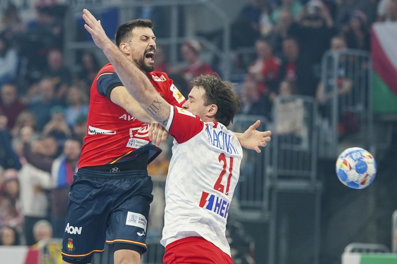 Mannheim: Utakmica 1. kola skupine B na Europskom prvenstvu rukometaa Hrvatska – panjolska Mannheim: Utakmica 1. kola skupine B na Europskom prvenstvu rukometaa Hrvatska – panjolska