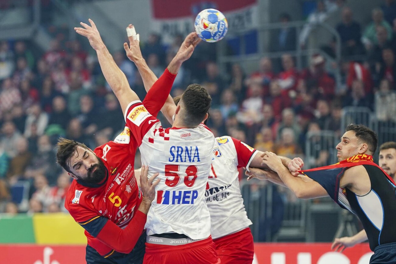 Mannheim: Utakmica 1. kola skupine B na Europskom prvenstvu rukometaa Hrvatska – panjolska Mannheim: Utakmica 1. kola skupine B na Europskom prvenstvu rukometaa Hrvatska – panjolska