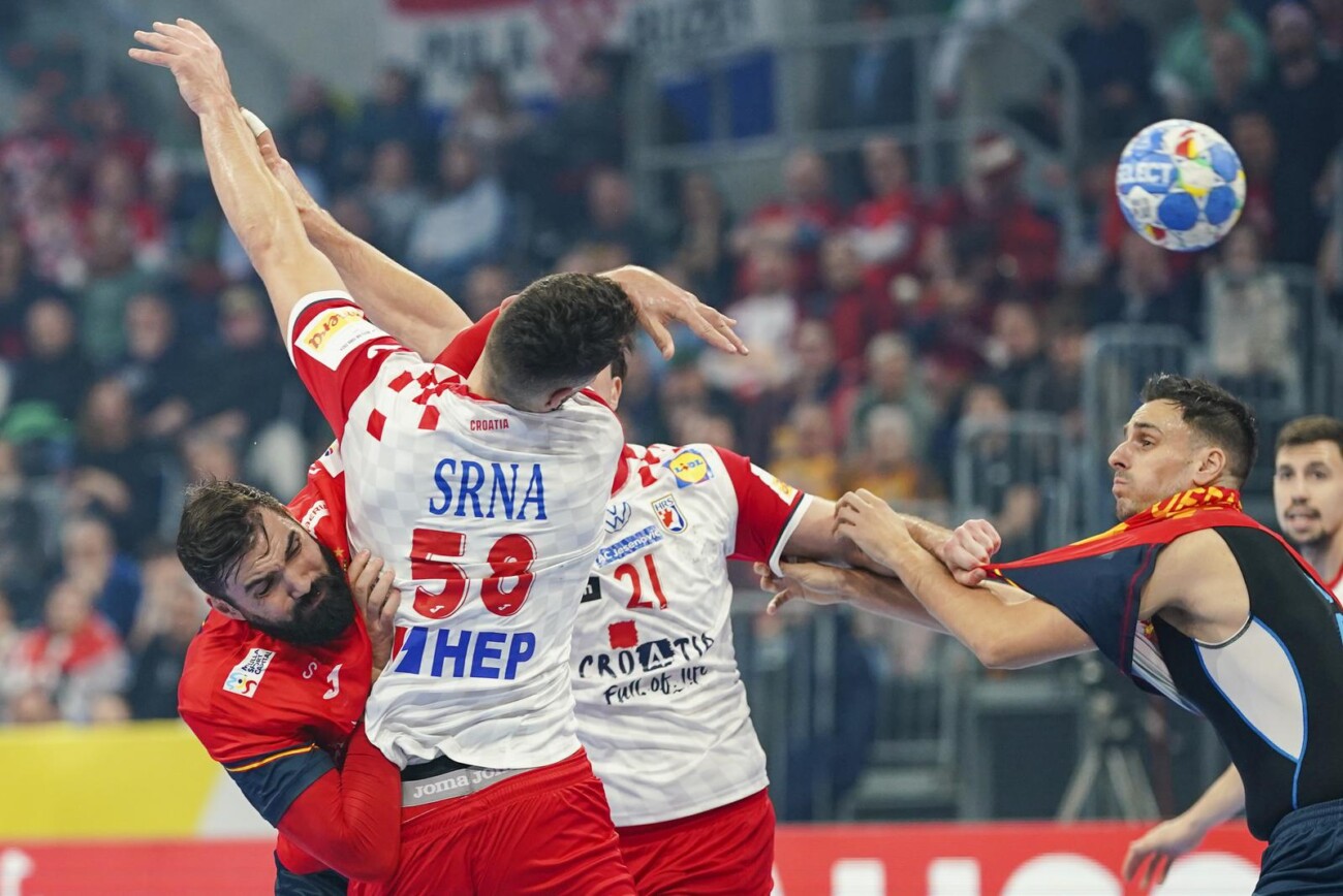 Mannheim: Utakmica 1. kola skupine B na Europskom prvenstvu rukometaa Hrvatska – panjolska Mannheim: Utakmica 1. kola skupine B na Europskom prvenstvu rukometaa Hrvatska – panjolska