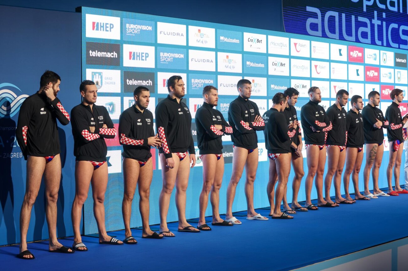 Zagreb: Polufinalna utakmica Hrvatske i Mađarske na Europskom prvenstvu u vaterpolu Zagreb: Polufinalna utakmica Hrvatske i Mađarske na Europskom prvenstvu u vaterpolu