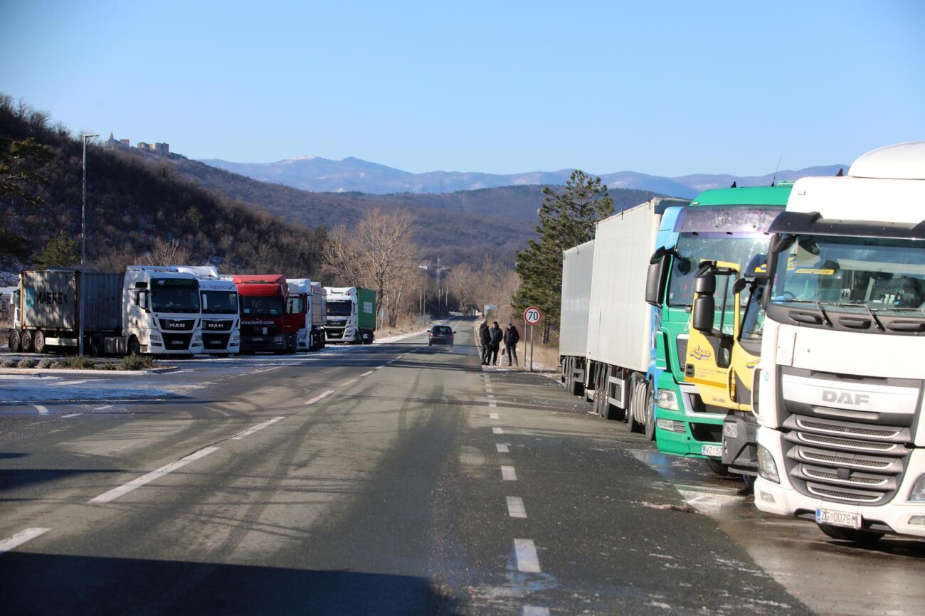 Rijeka: Brojni kamioni zaustavljeni na Grobniku