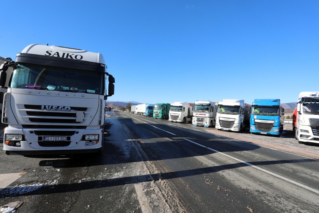 Rijeka: Brojni kamioni zaustavljeni na Grobniku