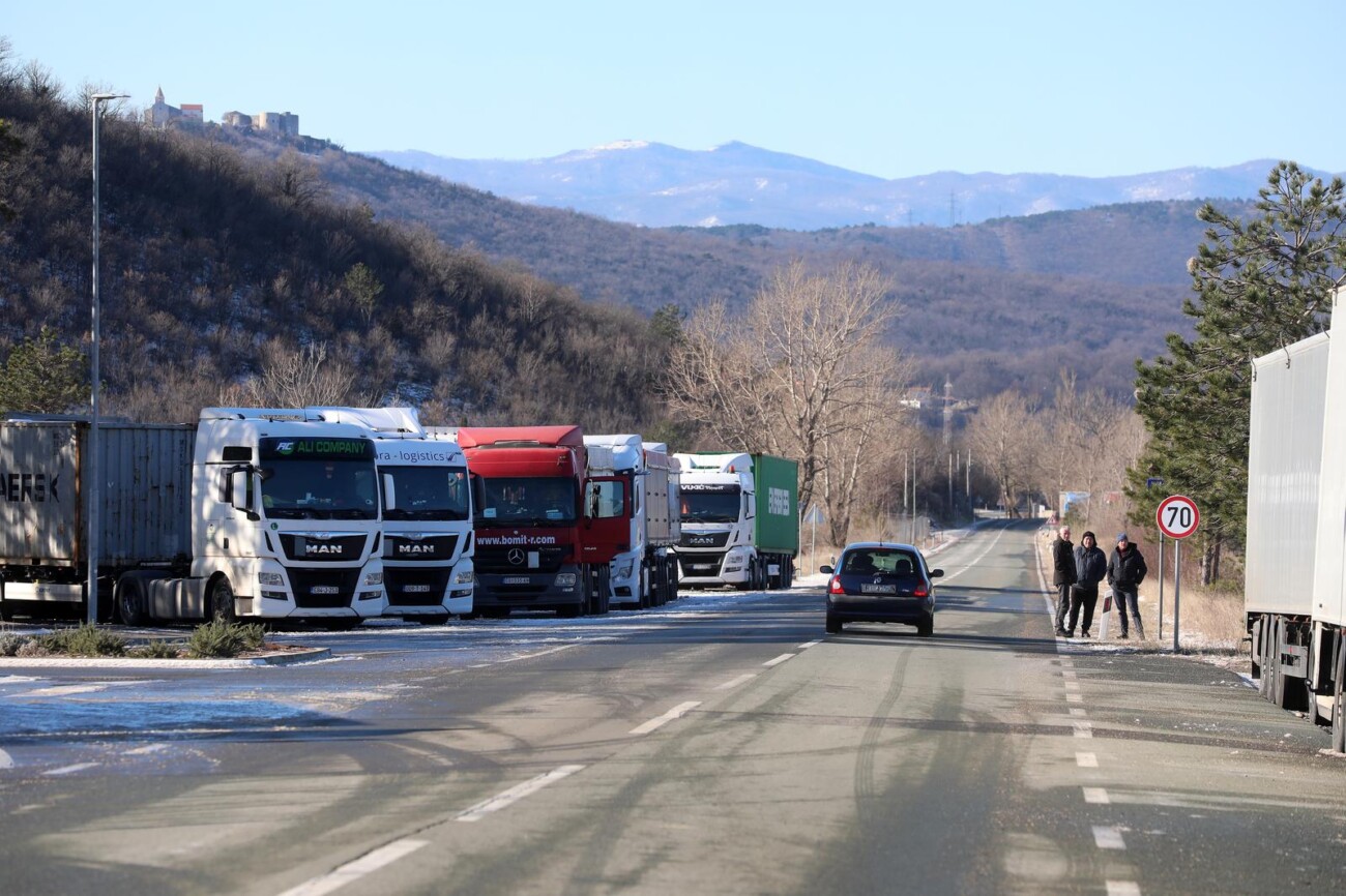 Rijeka: Brojni kamioni zaustavljeni na Grobniku