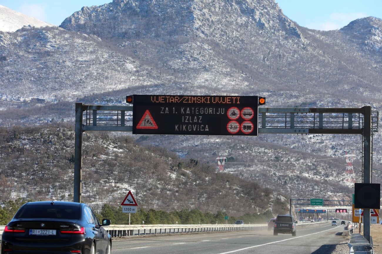 Rijeka: Brojni kamioni zaustavljeni na Grobniku