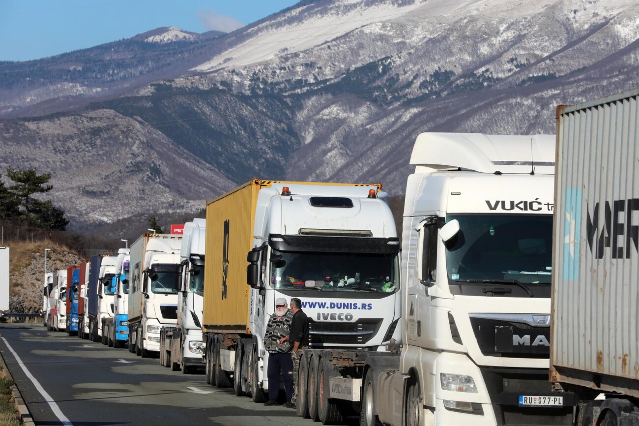 Rijeka: Brojni kamioni zaustavljeni na Grobniku