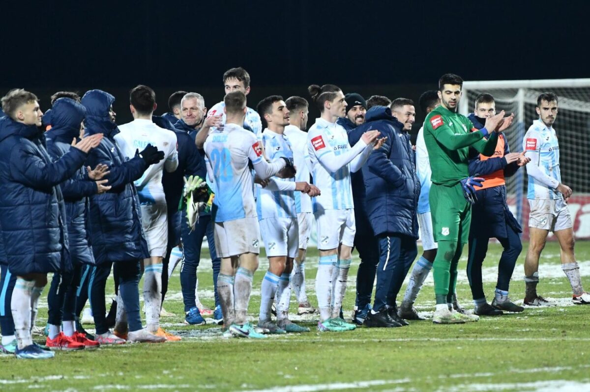 Naguravanje nogometaša Gorice i Rijeke nakon utakmice