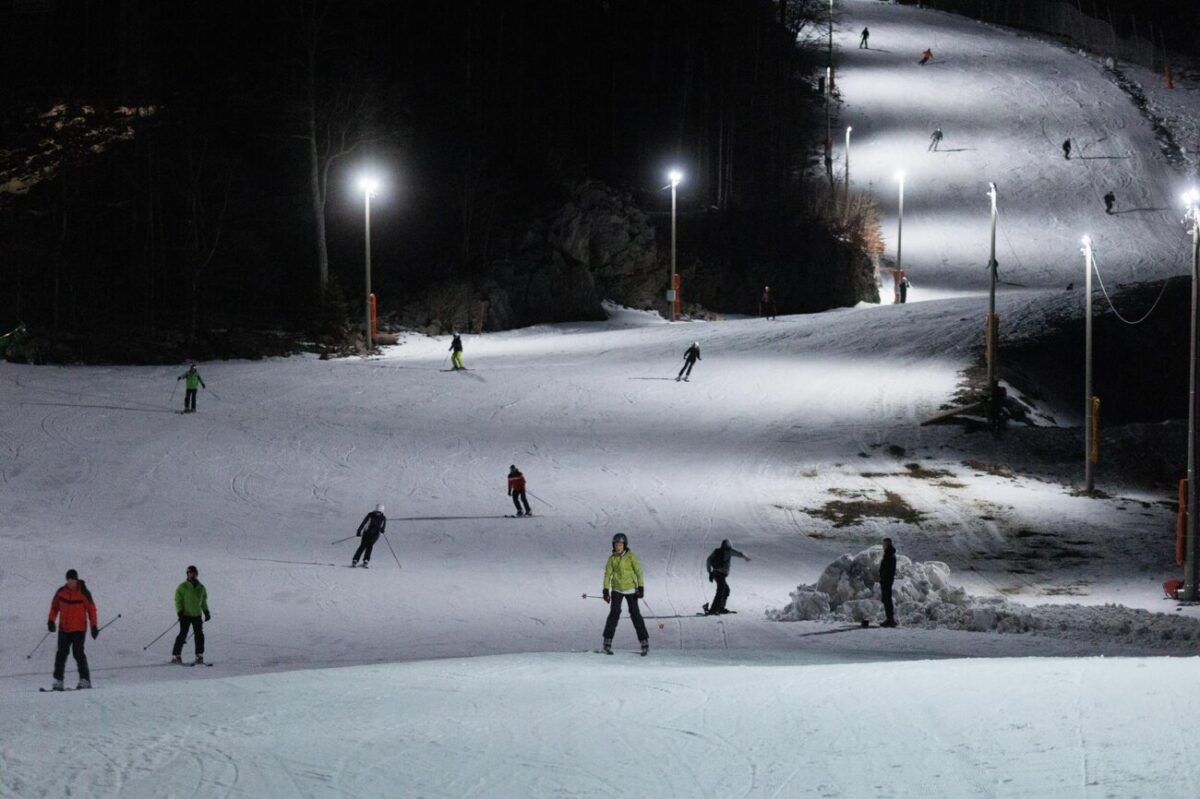 Noćno skijanje na Platku