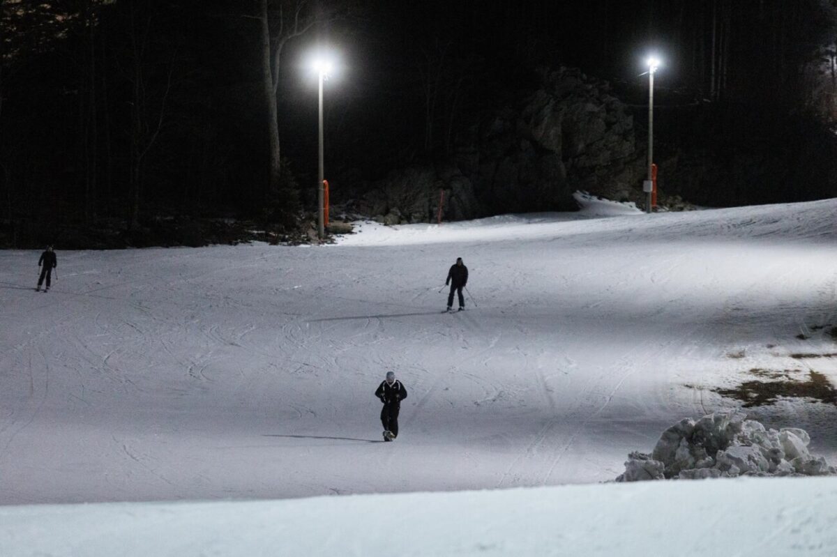 Noćno skijanje na Platku