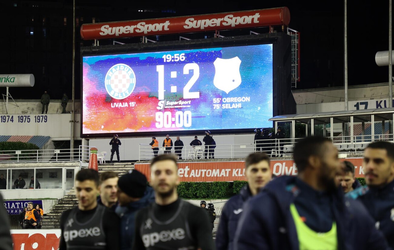 Split: Rijeka slavila na Poljudu i preuzela vrh ljestvice Split: Rijeka slavila na Poljudu i preuzela vrh ljestvice