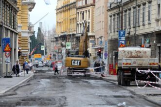 Rijeka: Radovi u Adami??evoj ulici