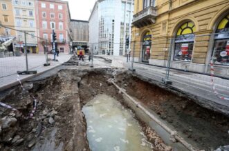 Rijeka: Radovi u Adami??evoj ulici