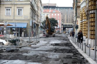 Rijeka: Radovi u Adami??evoj ulici