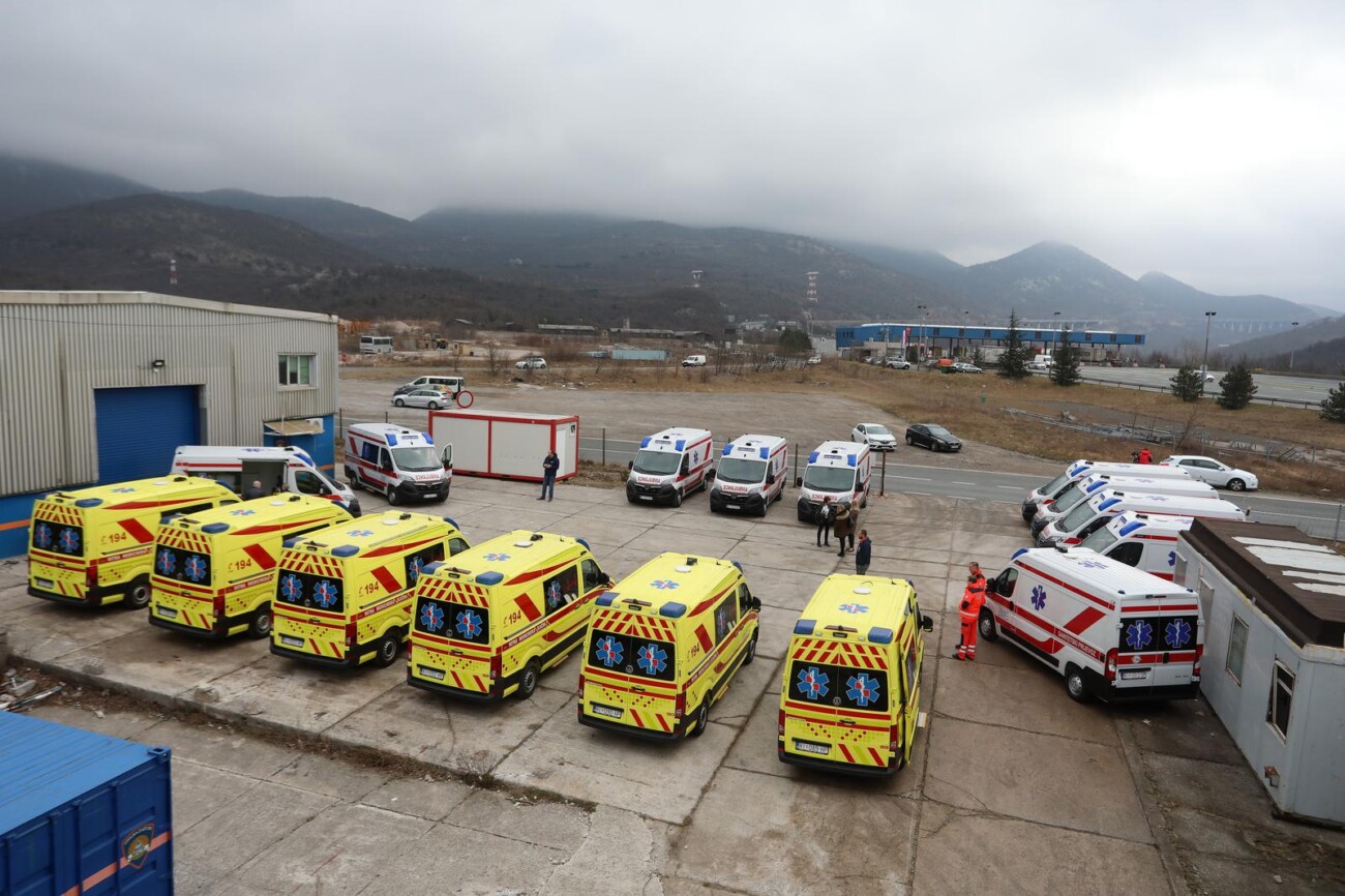 Rijeka: Predstavljena nova vozila Zavoda za hitnu medicinu.