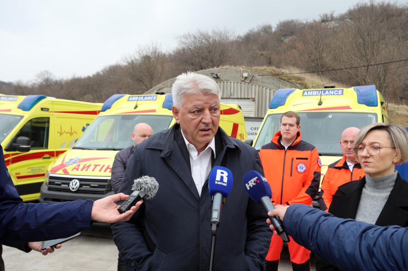 Rijeka: Predstavljena nova vozila Zavoda za hitnu medicinu.