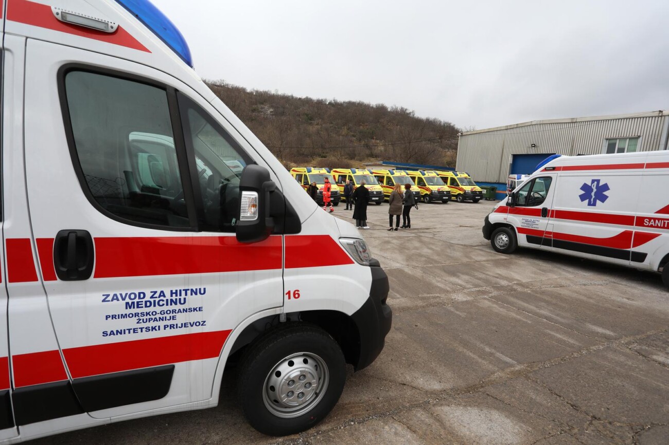 Rijeka: Predstavljena nova vozila Zavoda za hitnu medicinu.