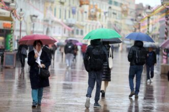 Rijeka: Kini dan u centru grada