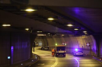 Rijeka: Teška prometna nesreća u tunelu Pećine