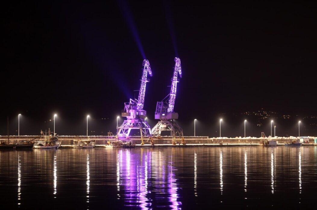 Rijeka: Dizalice i fontane osvijetljene ljubičastim svjetlom povodom Svjetskog dana epilepsije