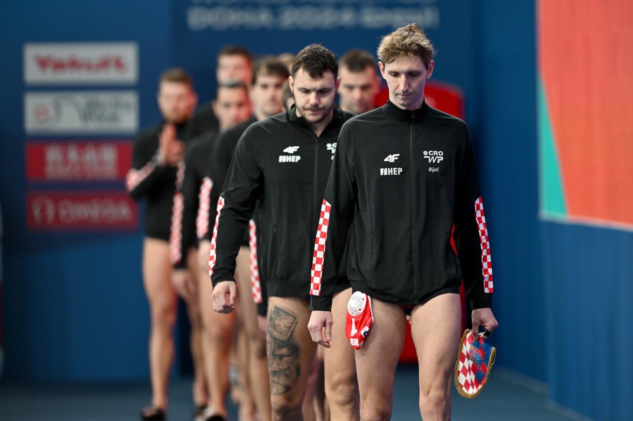 Susret Hrvatske i Francuske u polufinalu Svjetskog prvenstva u vaterpolu Susret Hrvatske i Francuske u polufinalu Svjetskog prvenstva u vaterpolu