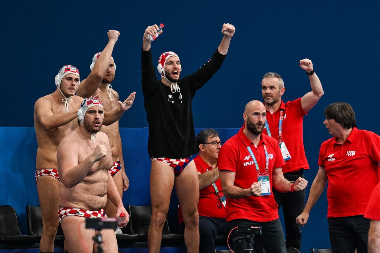 Susret Hrvatske i Francuske u polufinalu Svjetskog prvenstva u vaterpolu Susret Hrvatske i Francuske u polufinalu Svjetskog prvenstva u vaterpolu