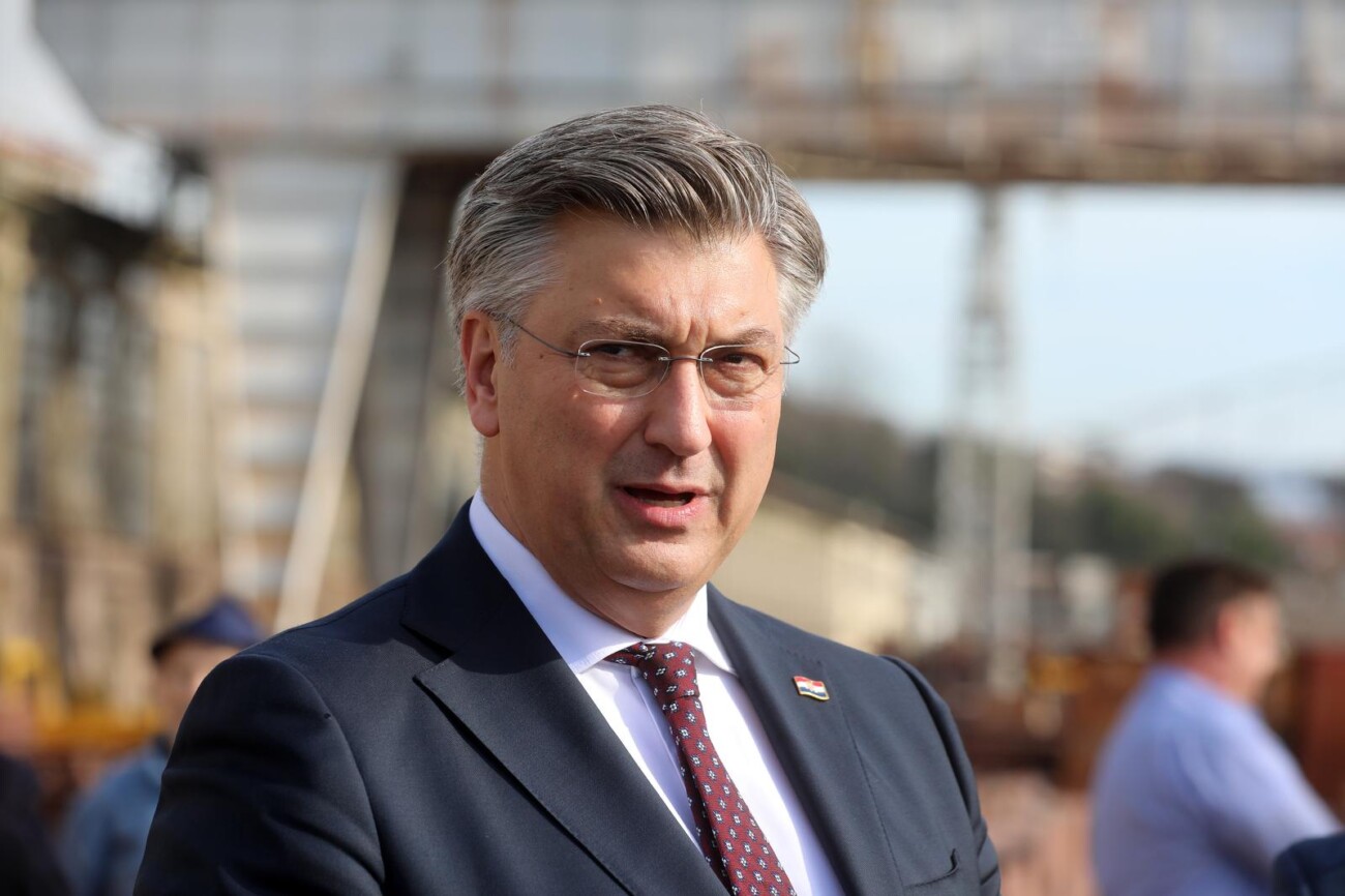 Rijeka: Andrej Plenković sudjelovao na svečanosti porinuća broda Gradnja 527