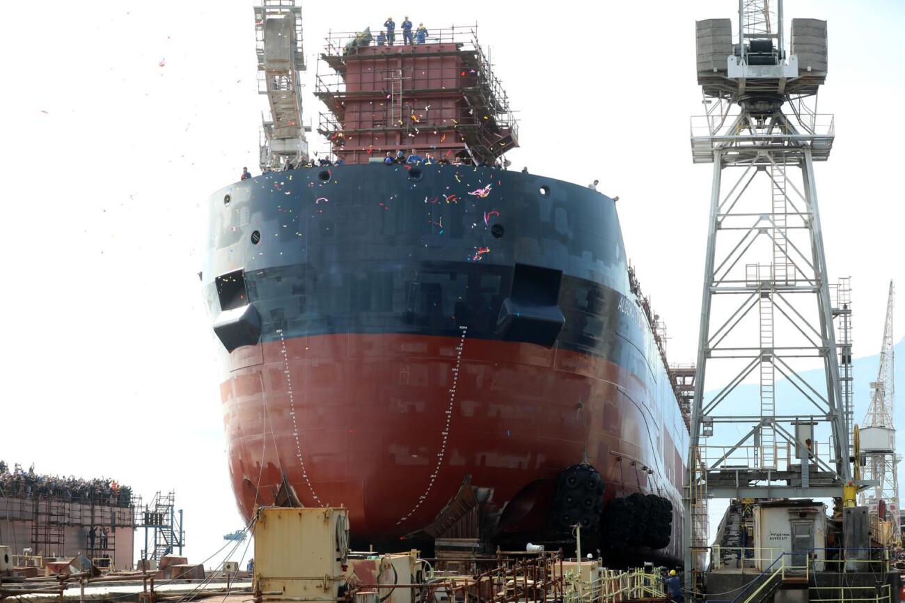 Rijeka: Andrej Plenković sudjelovao na svečanosti porinuća broda Gradnja 527