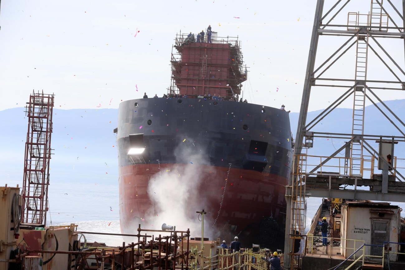 Rijeka: Andrej Plenkovi? sudjelovao na sve?anosti porinu?a broda Gradnja 527